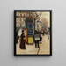 Les grands boulevards - Jean Béraud — indrammet kunstværk på væggen