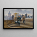 Modist på Pont des Arts - Jean Béraud — indrammet kunstværk på væggen