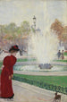 Parisisk maleri ved rundkørslen på Champs-Élysées - Jean Béraud — visning af kunstværket