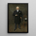 Portrait af Sir Campbell Clarke - Jean Béraud — indrammet kunstværk på væggen