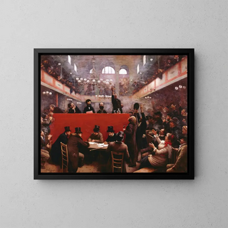 Salle Graffard - Jean Béraud — indrammet kunstværk på væggen