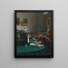 doktorgradsprøvesalen - Jean Béraud — indrammet kunstværk på væggen