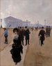 Scène de la place de la Concorde - Jean Béraud — visning af kunstværket