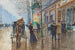 Gadebillede af parisisk gade - Jean Béraud — visning af kunstværket
