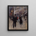 Sur le boulevard - Jean Béraud — indrammet kunstværk på væggen