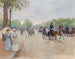 På Champs-Élysées - Jean Béraud — visning af kunstværket
