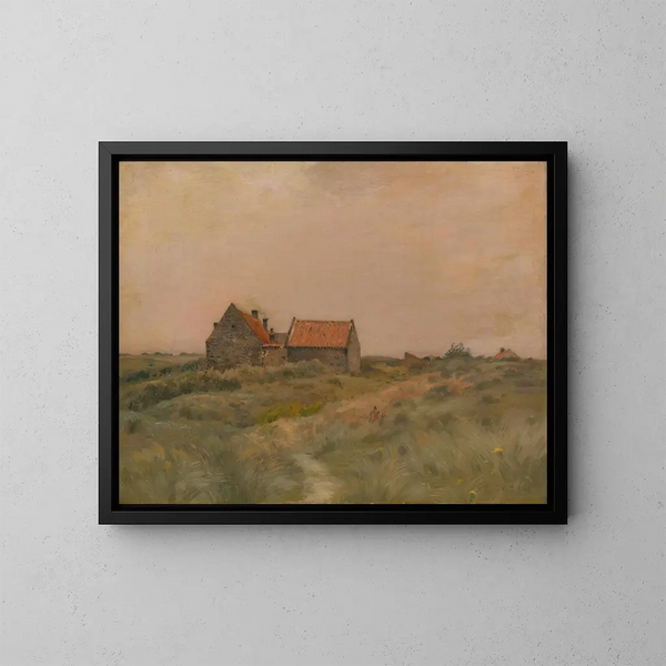 Oktoberdag - Jean-Charles Cazin — indrammet kunstværk på væggen
