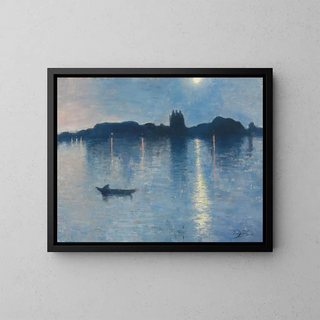 Jean Delville - Le lac au clair de lune.webp
