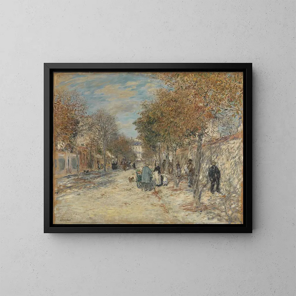 Porte au soleil - Jean François Raffaëlli — indrammet kunstværk på væggen