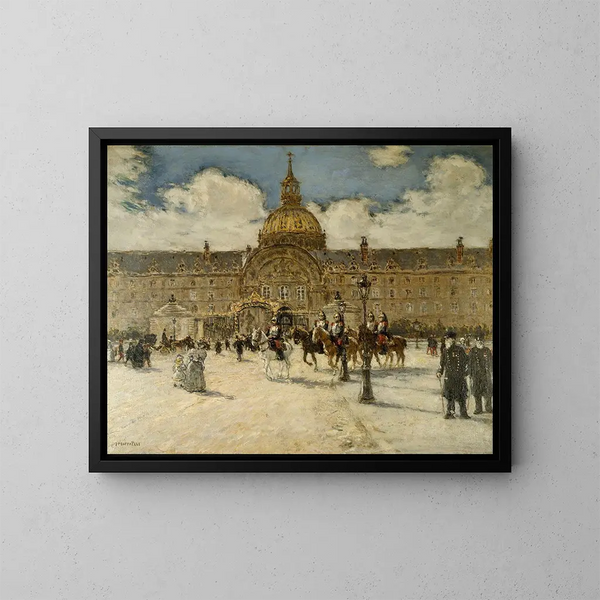 Les Invalides - Jean François Raffaëlli — indrammet kunstværk på væggen