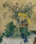 naturtro maleri med blomster og druer - Jean François Raffaëlli — visning af kunstværket