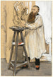 Portræt af skulptøren Auguste Rodin i hans atelier - Jean François Raffaëlli — visning af kunstværket