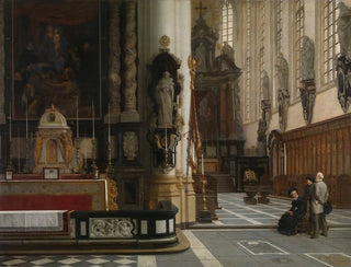 indendørsbillede af Sankt Pauls Kirke i Antwerpen - Jean Geeraerts — visning af kunstværket