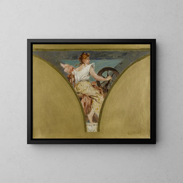 La Tapisserie - Jean Joseph Weerts — indrammet kunstværk på væggen