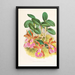 Cattleya schilleriana - Jean Jules Linden — indrammet kunstværk på væggen