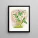 Coelogyne ocellata - Jean Jules Linden — indrammet kunstværk på væggen
