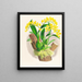 Oncidium warscewiczii - Jean Jules Linden — indrammet kunstværk på væggen