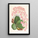 Phalaenopsis sanderiana - Jean Jules Linden — indrammet kunstværk på væggen