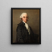 Portrait af Jean - Sylvain Bailly (1736 - 1793), videnskabsmand og politiker, borgmester i Paris fra 1789 til 1791 - Jean Laurent Mosnier — indrammet kunstværk på væggen
