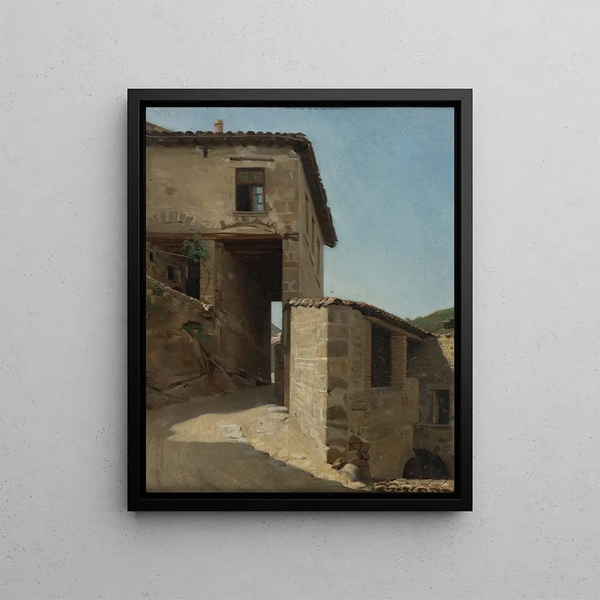 Vue du Malleval, Loire - Jean Lecomte du Nouÿ — indrammet kunstværk på væggen