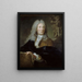 Portrait af Pierre Le Pautre - Jean Le Gros — indrammet kunstværk på væggen