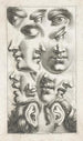 Détails de visages - Jean Lepautre — visning af kunstværket