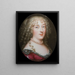 Françoise Athénaïs de Rochechouart 1641-1707 marquesinde de Montespan - Jean Petitot — indrammet kunstværk på væggen