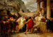 Caius Furius Cressinus anklaget for hekseri - Jean Pierre Saint-Ours — visning af kunstværket