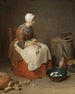 La femme de ménage - Jean Siméon Chardin — visning af kunstværket