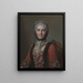 Marie-Sophie de Courcillon - Jean Valade — indrammet kunstværk på væggen