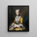 Portrait of Alphonsine Geneviève de Barjot de Roncthe Comtesse de Durfort - Jean Valade — indrammet kunstværk på væggen