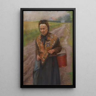 Jef Van de Fackere - Vrouw met mand.webp