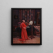 Duo d'Amour - Jehan Georges Vibert — indrammet kunstværk på væggen