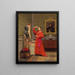 La Comparaison - Jehan Georges Vibert — indrammet kunstværk på væggen