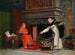 Le choix d'un prédicateur - Jehan Georges Vibert — visning af kunstværket