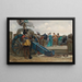 Sur les remparts - Jehan Georges Vibert — indrammet kunstværk på væggen