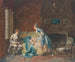 Den første baby - Jehan Georges Vibert — visning af kunstværket