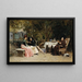 La Réprimande - Jehan Georges Vibert — indrammet kunstværk på væggen
