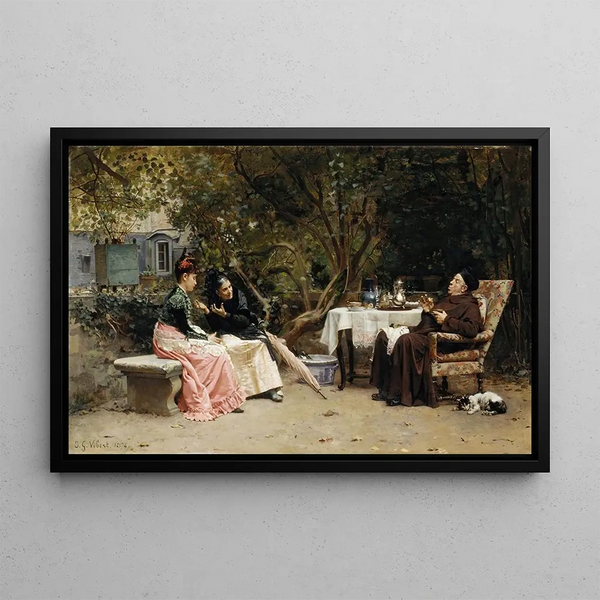 Jehan Georges Vibert - The Reprimand.webp