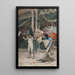 La foule adorant les toréadors - Jehan Georges Vibert — indrammet kunstværk på væggen