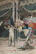 La foule adorant les toréadors - Jehan Georges Vibert — visning af kunstværket
