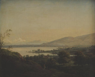 Jens Juel - A View Across Lake Leman Towards Mont Blanc and Geneva.webp