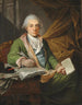 Portrait af toldforvalteren i Kerteminde Bartholomus Hansteen - Jens Juel — visning af kunstværket