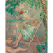 Reproduktion af maleriet af den unge sovende pige i en have - Henri Lebasque