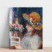 Reproduktion af maleriet af ung pige, der læser - Pierre-Auguste Renoir