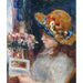 Reproduktion af maleriet af ung pige, der læser - Pierre-Auguste Renoir