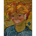 Reproduktion af maleriet af den unge mand med blåklokke - Vincent van Gogh