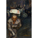 Reproduktion af maleriet af en ung pige på gaden - Pierre Bonnard