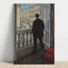 Reproduktion af maleriet Ung mand ved sit vindue - Gustave Caillebotte