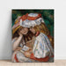 Reproduktion af maleriet "Jeunes Filles lisant" - Pierre-Auguste Renoir